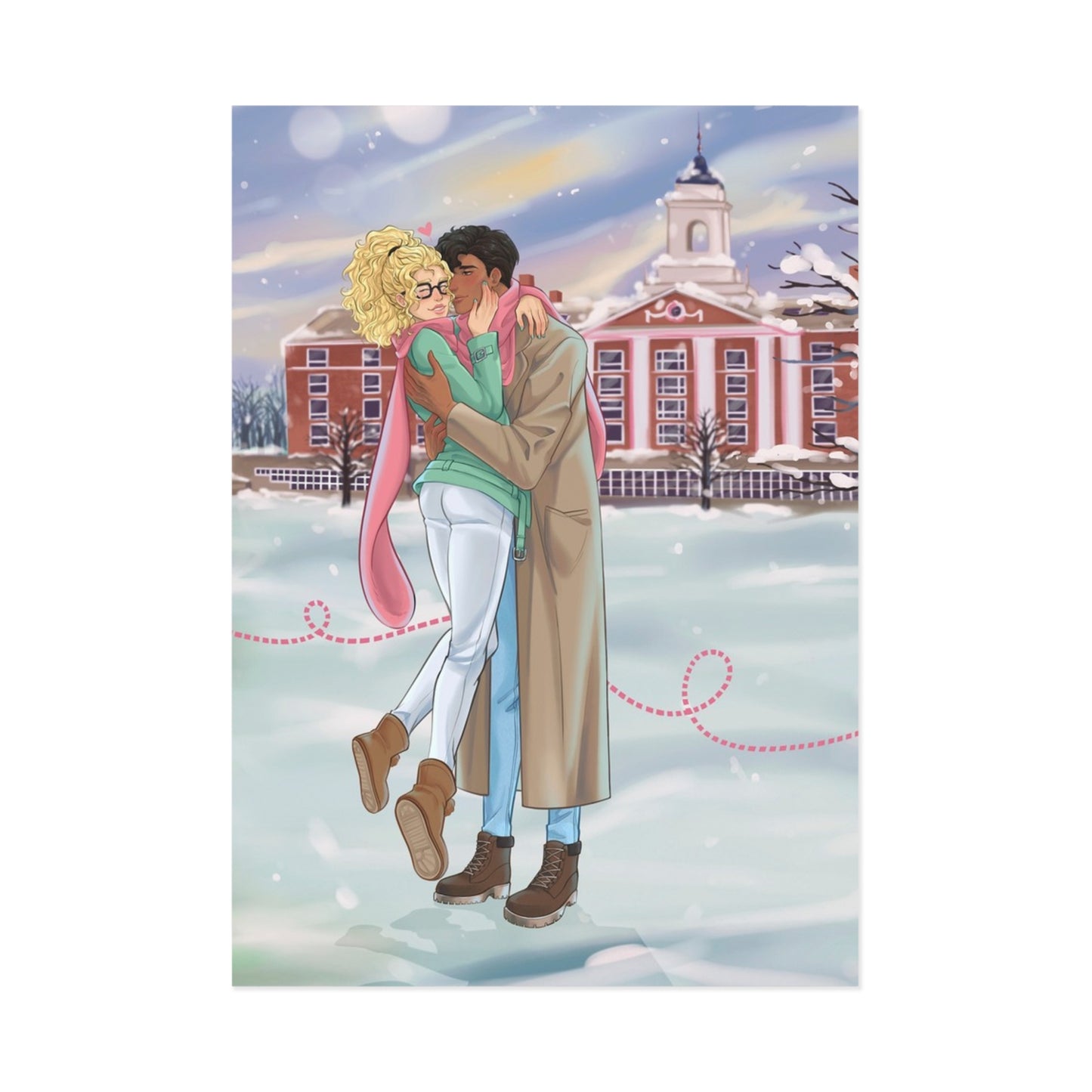 The Girlfriend Agreement Art Print