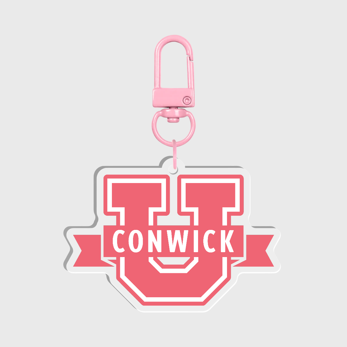 Conwick U Logo Acrylic Keychain