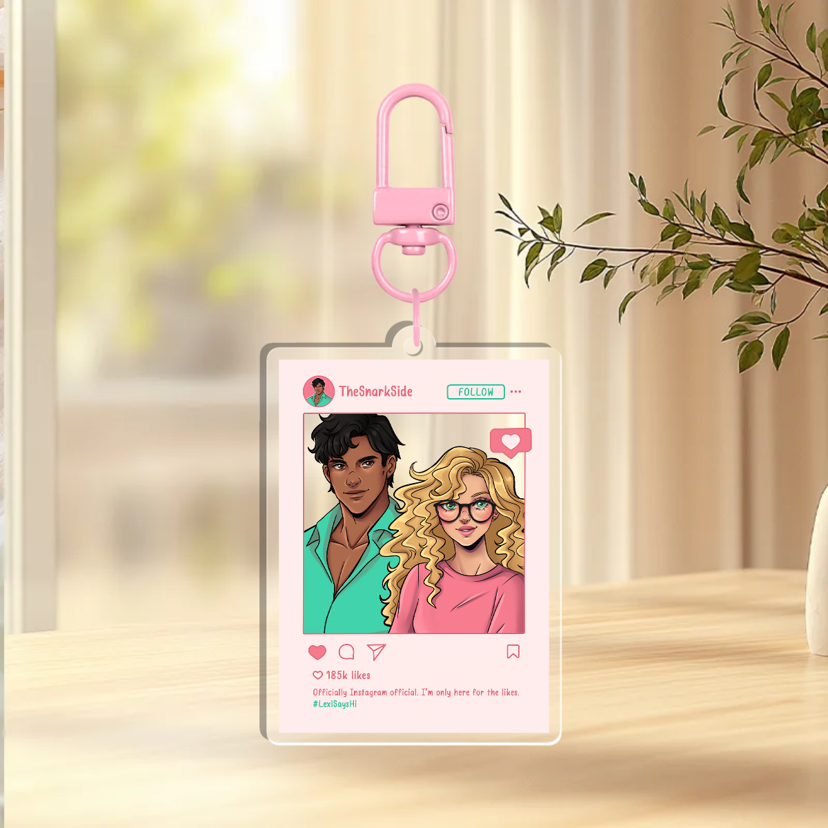 Instagram Acrylic Keychain