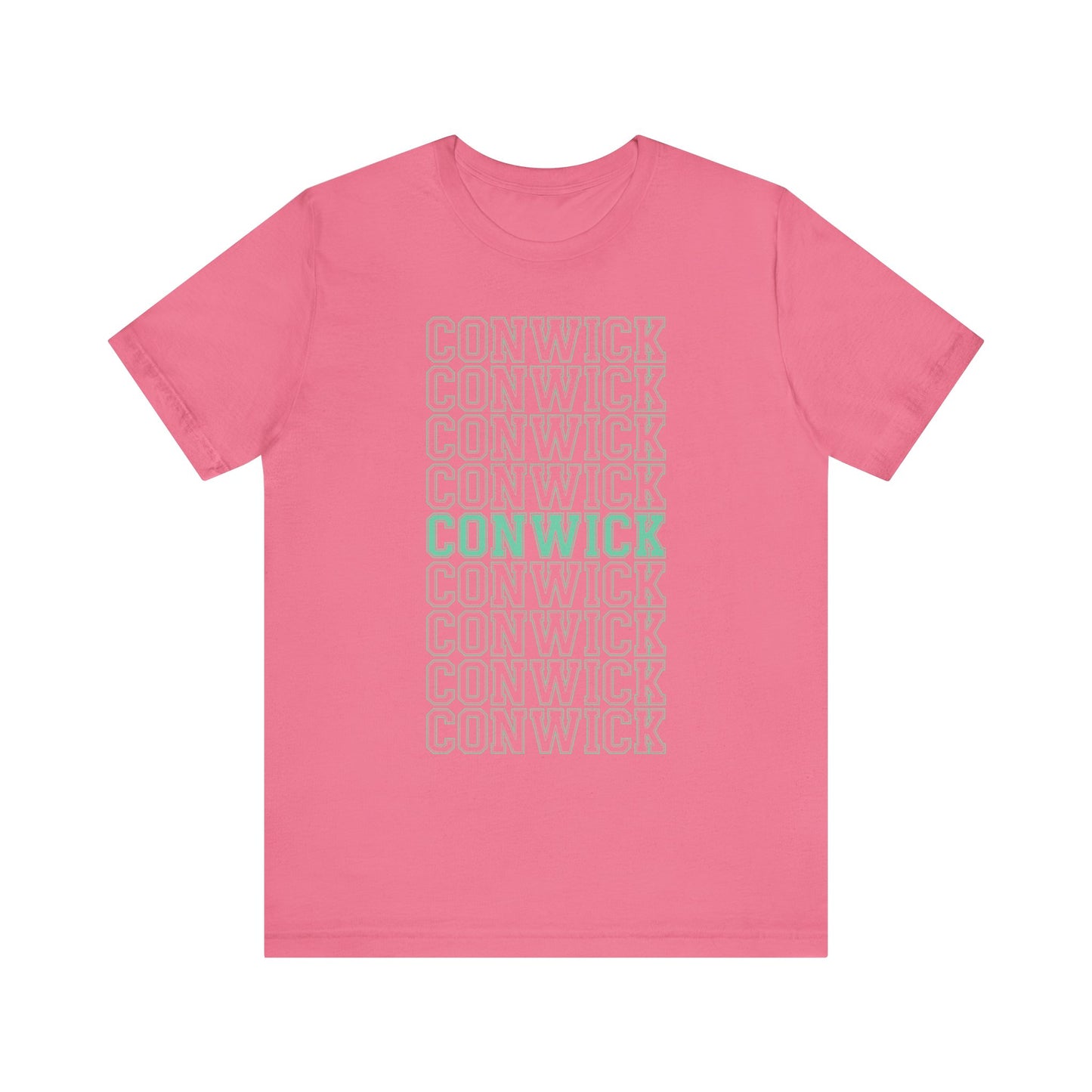 Conwick University Unisex T-Shirt (Green Lettering)