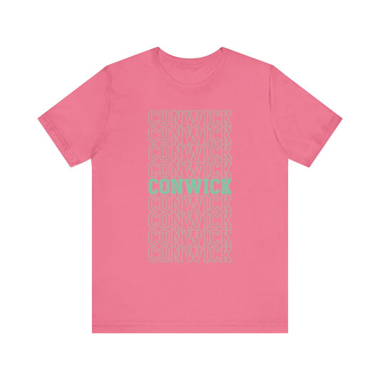 Conwick University Unisex T-Shirt (Green Lettering)