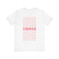 Conwick University Unisex T-Shirt (Pink Lettering)