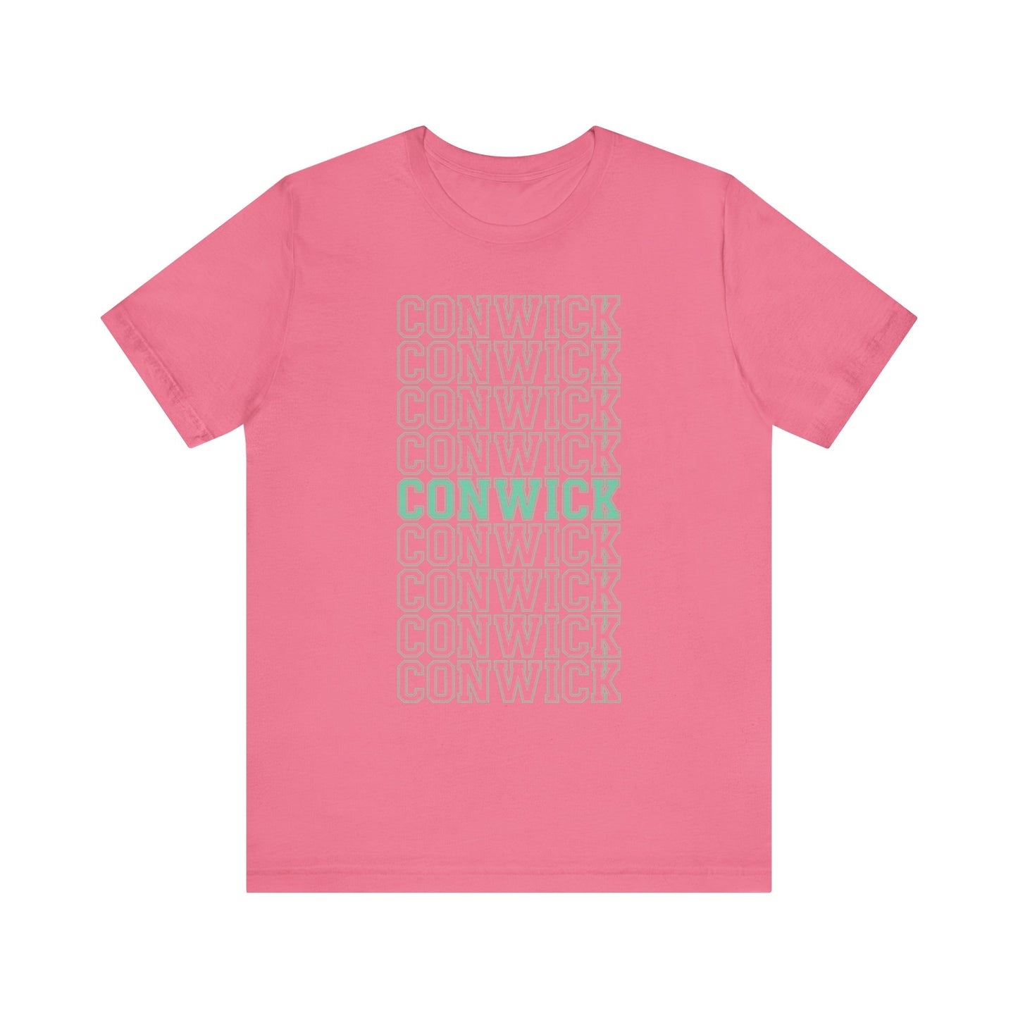 Conwick University Unisex T-Shirt (Green Lettering)