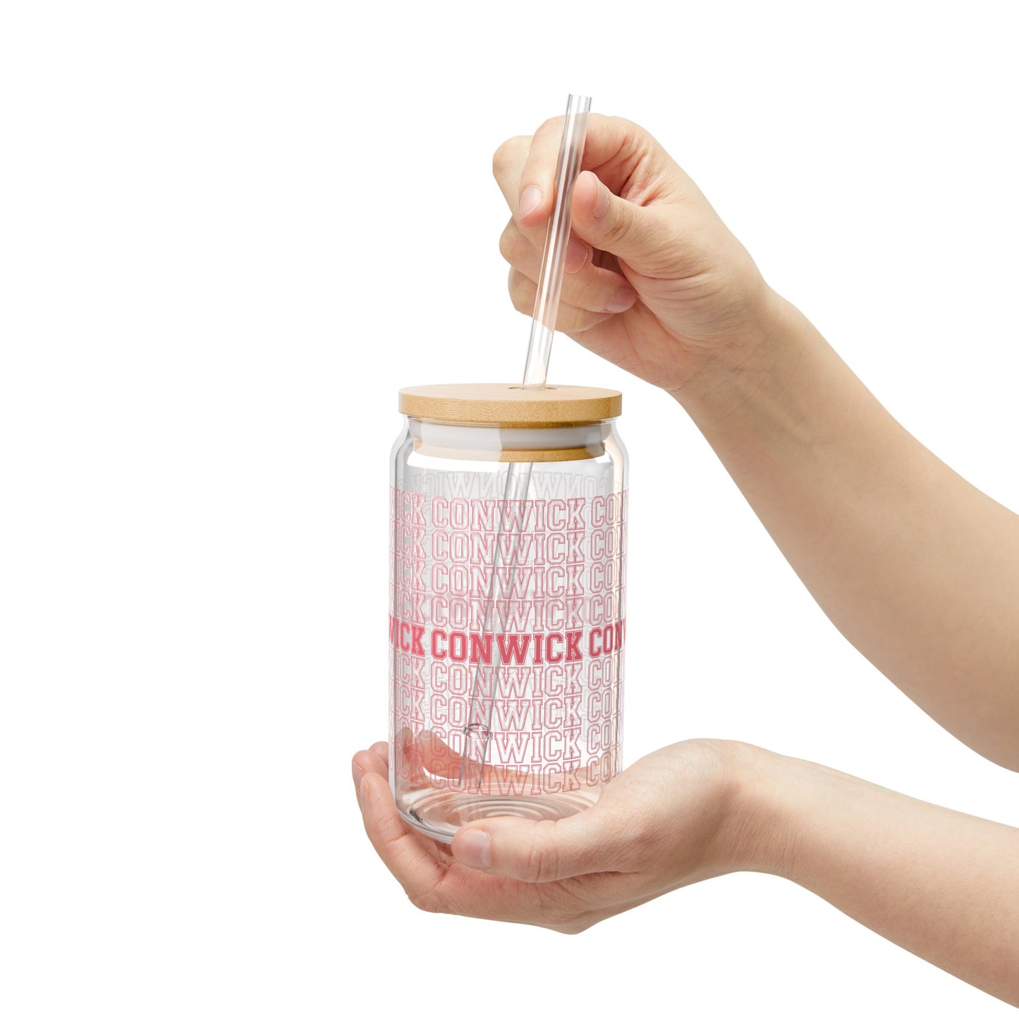 Conwick U Sipper Glass (Pink)