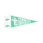 Conwick U Pennant Flag Sticker (Green)