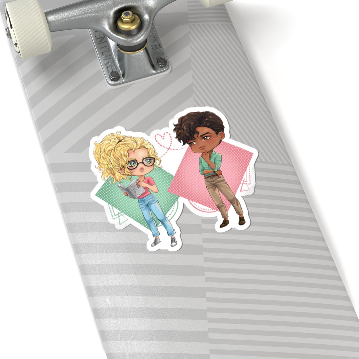 Lexi & Damian Chibi Sticker