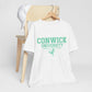 Conwick University Unisex T-Shirt (Green Lettering)