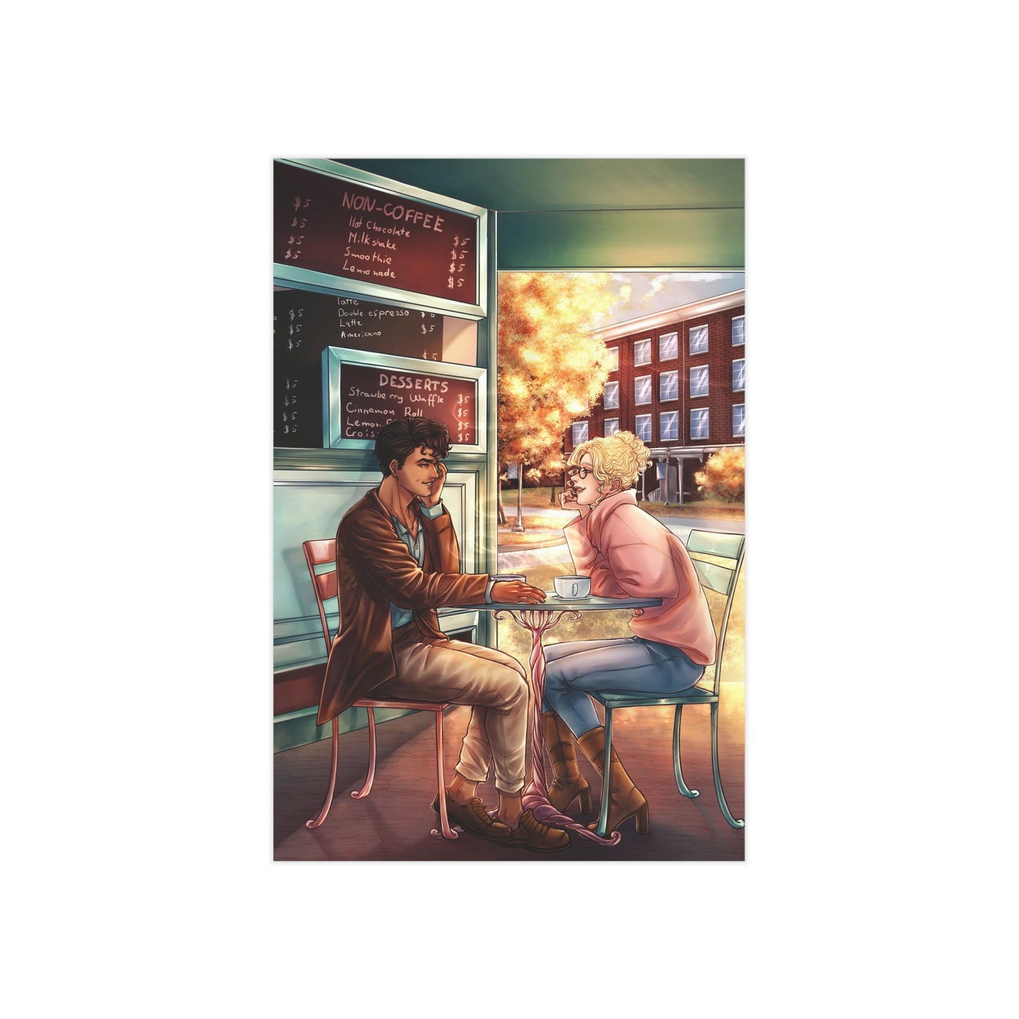 The Girlfriend Agreement Art Print