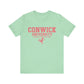 Conwick University Unisex T-Shirt (Pink Lettering)
