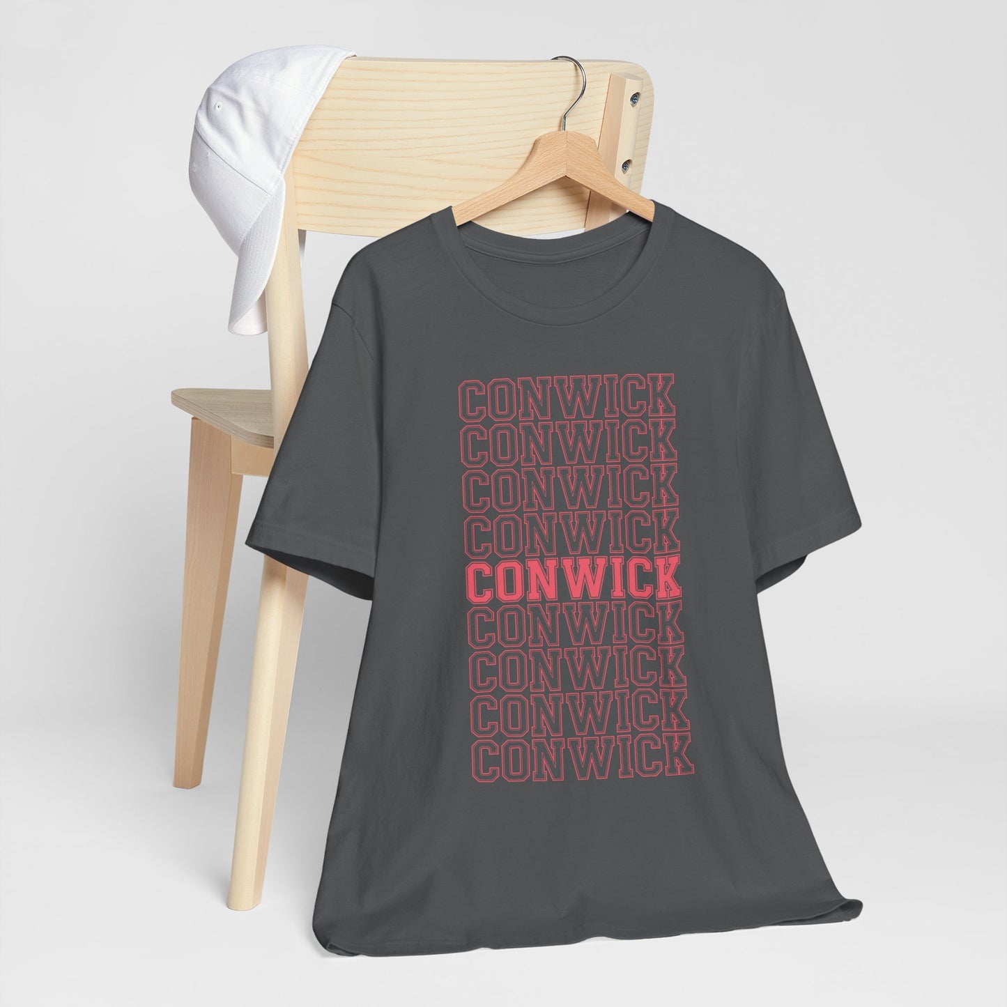 Conwick University Unisex T-Shirt (Pink Lettering)