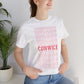Conwick University Unisex T-Shirt (Pink Lettering)