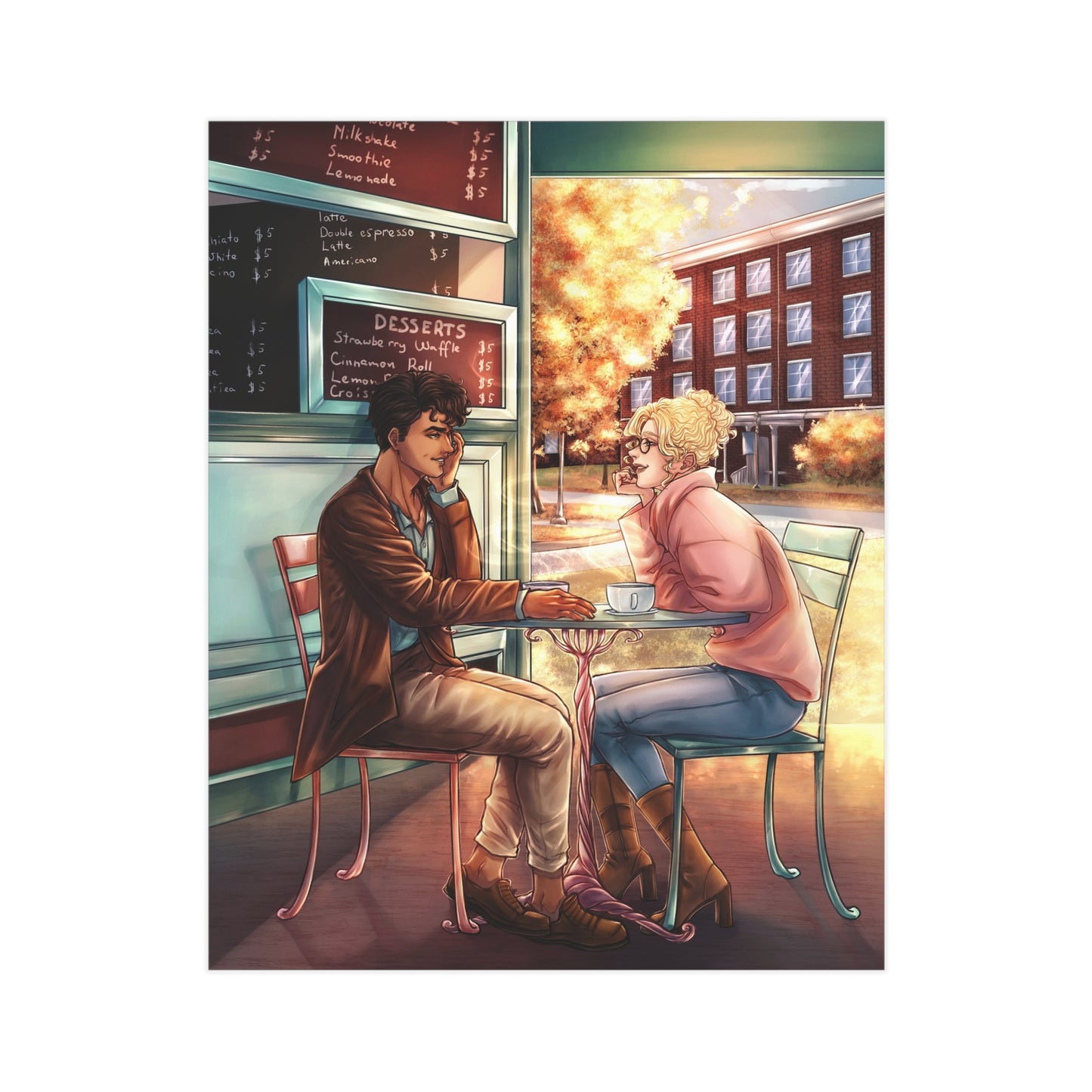 The Girlfriend Agreement Art Print