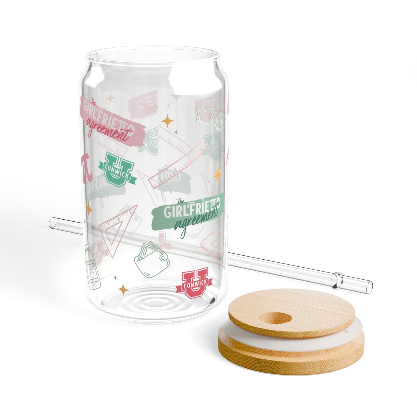 The Girlfriend Agreement Sipper Glass
