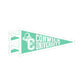 Conwick U Pennant Flag Sticker (Green)