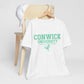 Conwick University Unisex T-Shirt (Green Lettering)