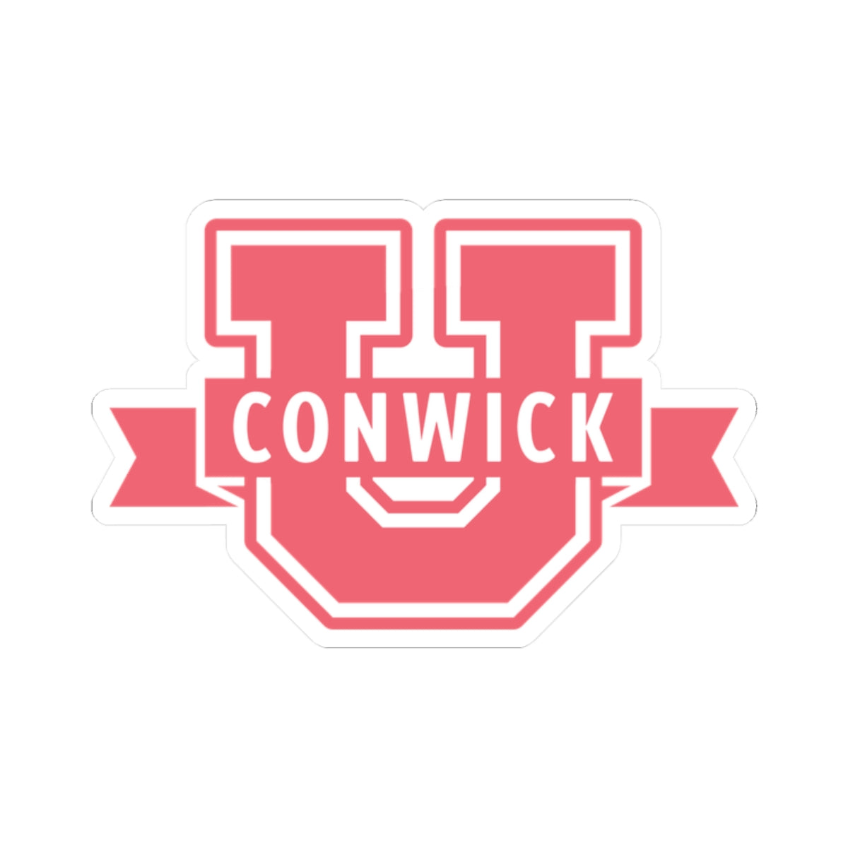 Conwick U Sticker (Pink)