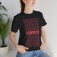 Conwick University Unisex T-Shirt (Pink Lettering)
