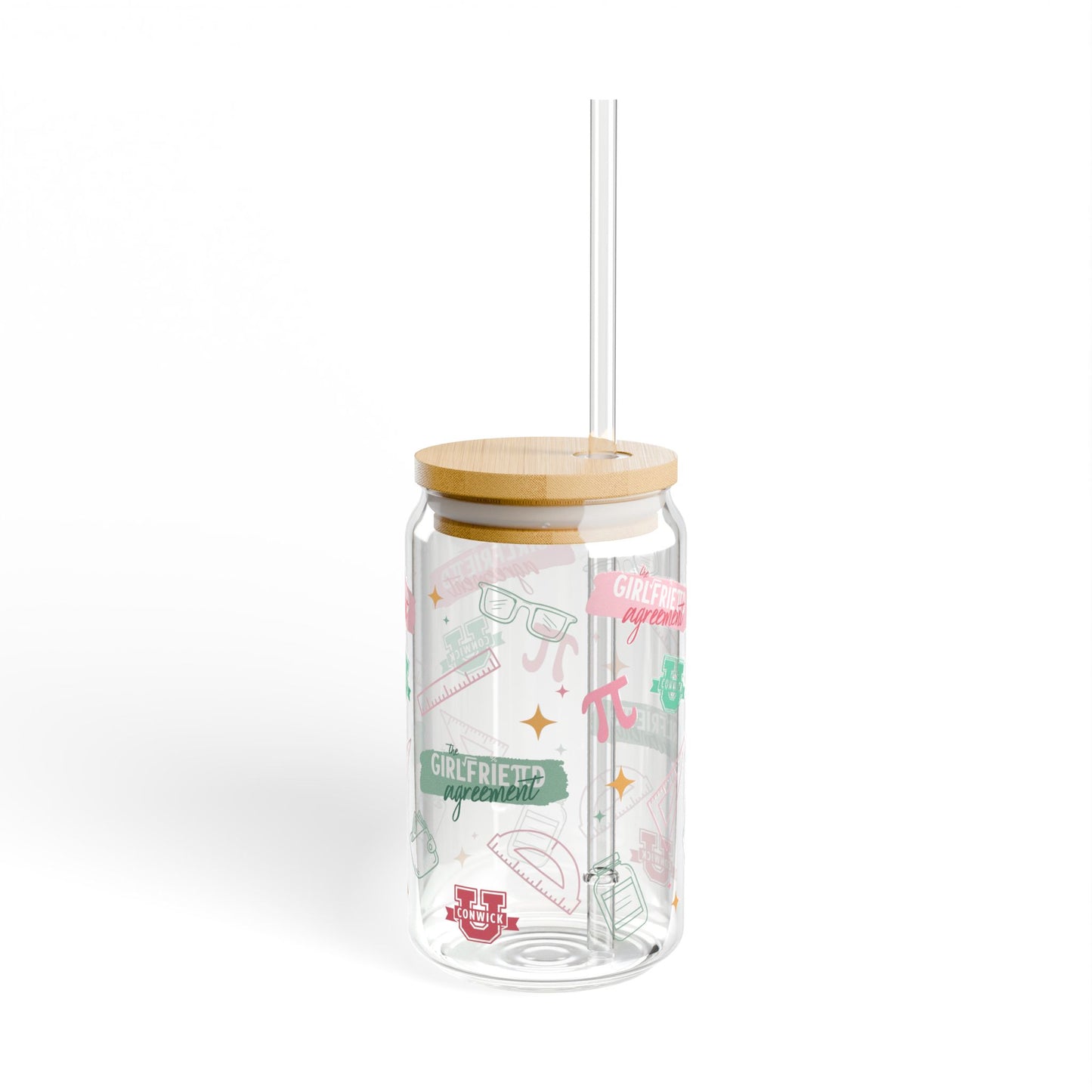 The Girlfriend Agreement Sipper Glass