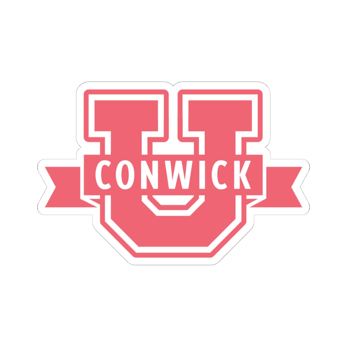 Conwick U Sticker (Pink)