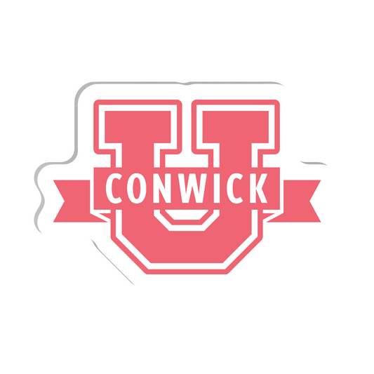Conwick U Logo Acrylic Pin (Pink)