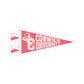 Conwick U Pennant Flag Sticker (Pink)