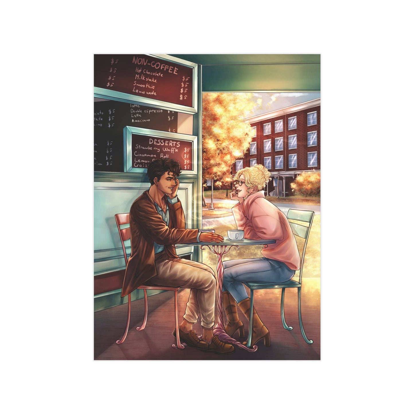 The Girlfriend Agreement Art Print