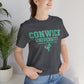 Conwick University Unisex T-Shirt (Green Lettering)