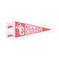 Conwick U Pennant Flag Sticker (Pink)