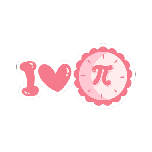 I Love Pi Sticker