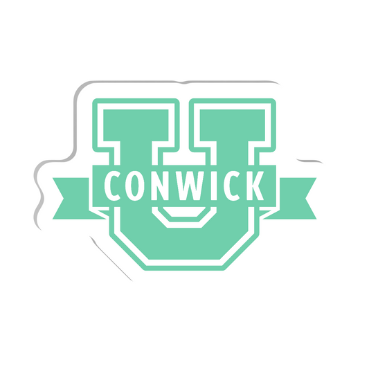 Conwick U Logo Acrylic Pin (Green)