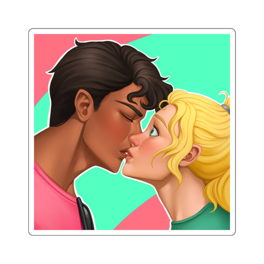 Lexi & Damian Square Sticker