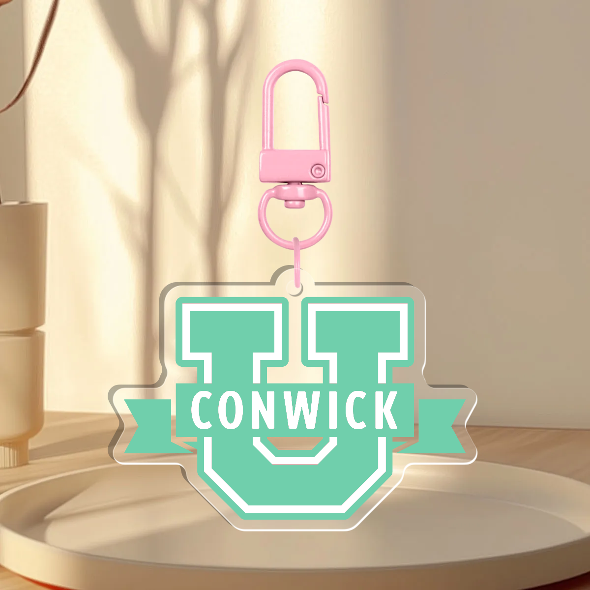 Conwick U Logo Acrylic Keychain