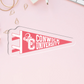 Conwick U Pennant Flag Acrylic Pin (Pink)