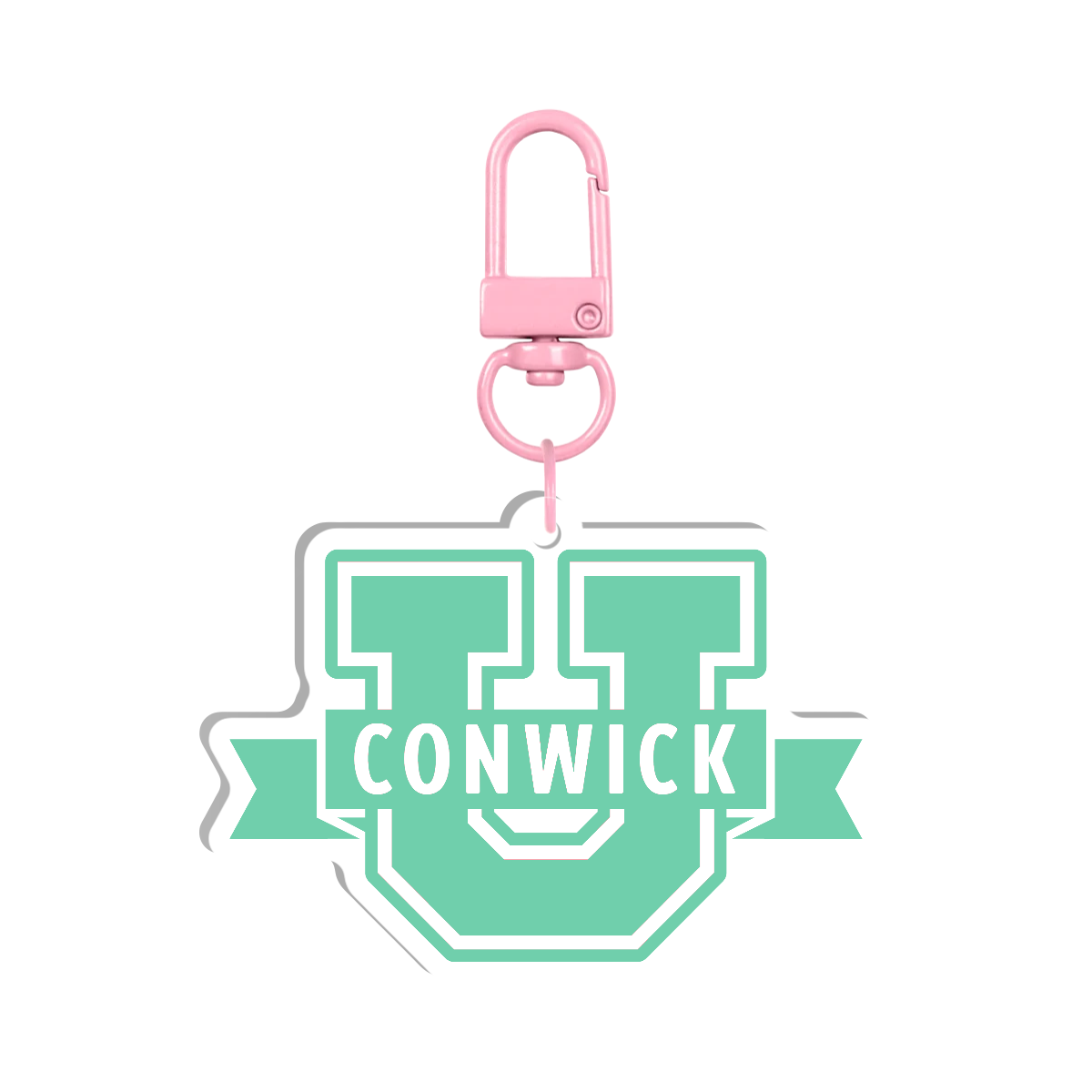 Conwick U Logo Acrylic Keychain