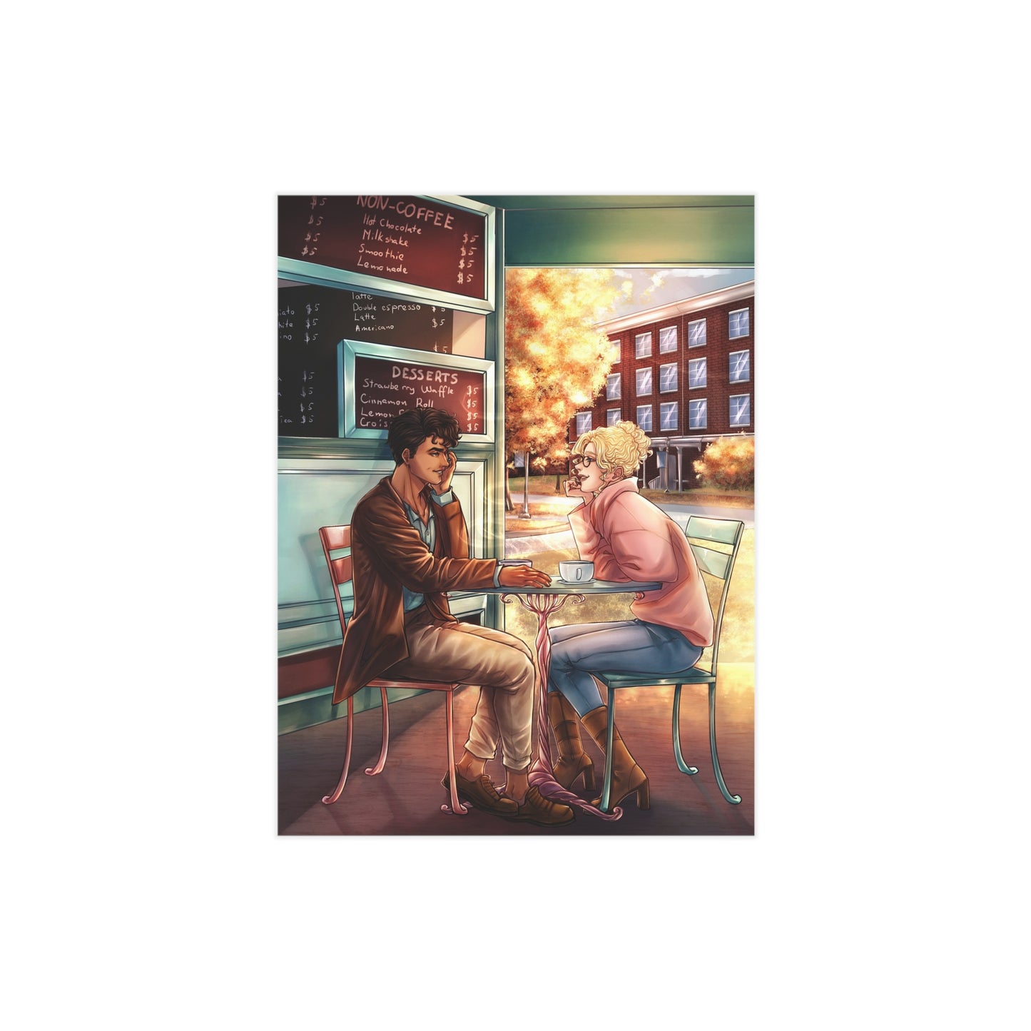 The Girlfriend Agreement Art Print