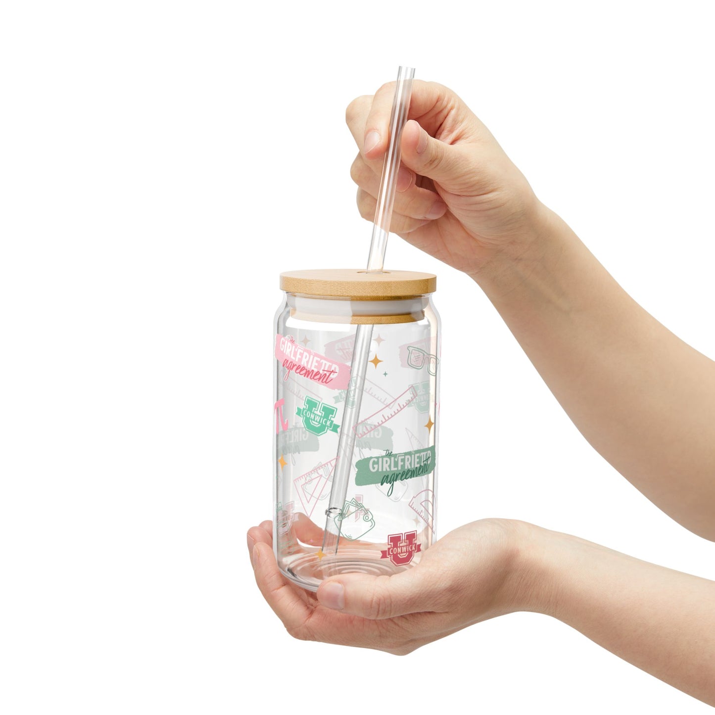 The Girlfriend Agreement Sipper Glass