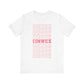 Conwick University Unisex T-Shirt (Pink Lettering)