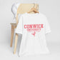 Conwick University Unisex T-Shirt (Pink Lettering)