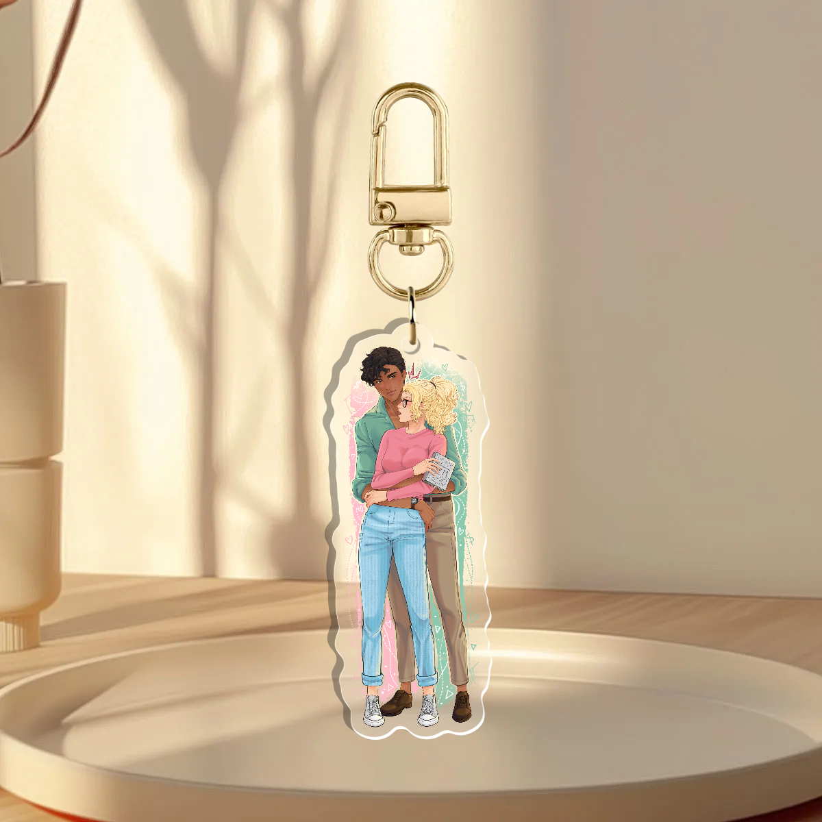 Lexi & Damian Acrylic Keychain