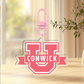 Conwick U Logo Acrylic Keychain