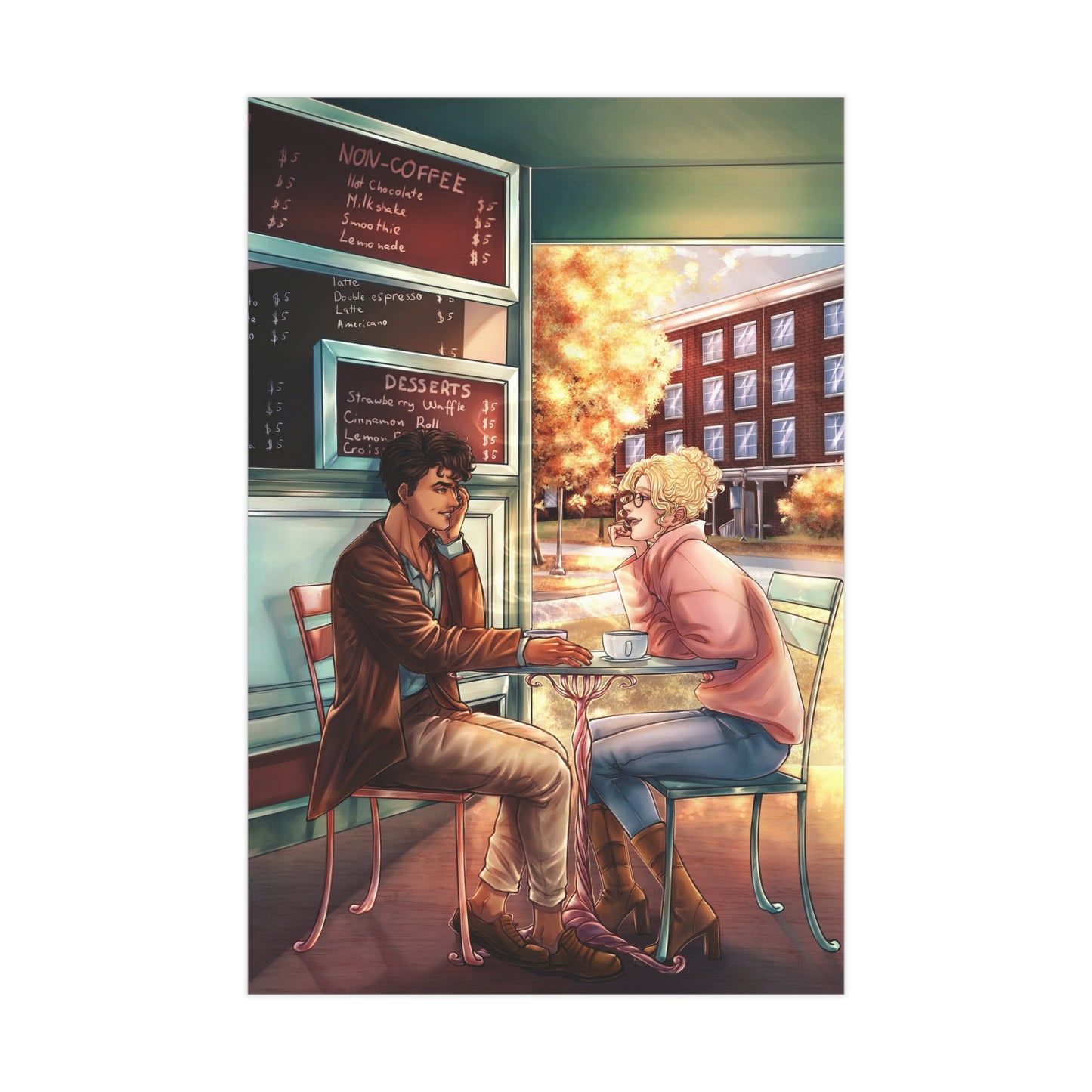 The Girlfriend Agreement Art Print