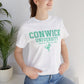 Conwick University Unisex T-Shirt (Green Lettering)