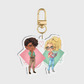 Lexi & Damian Chibi Acrylic Keychain