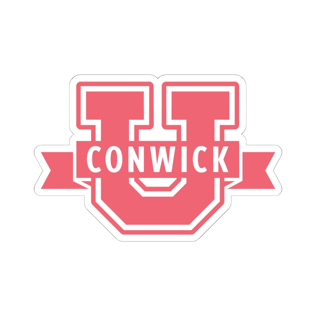 Conwick U Sticker (Pink)