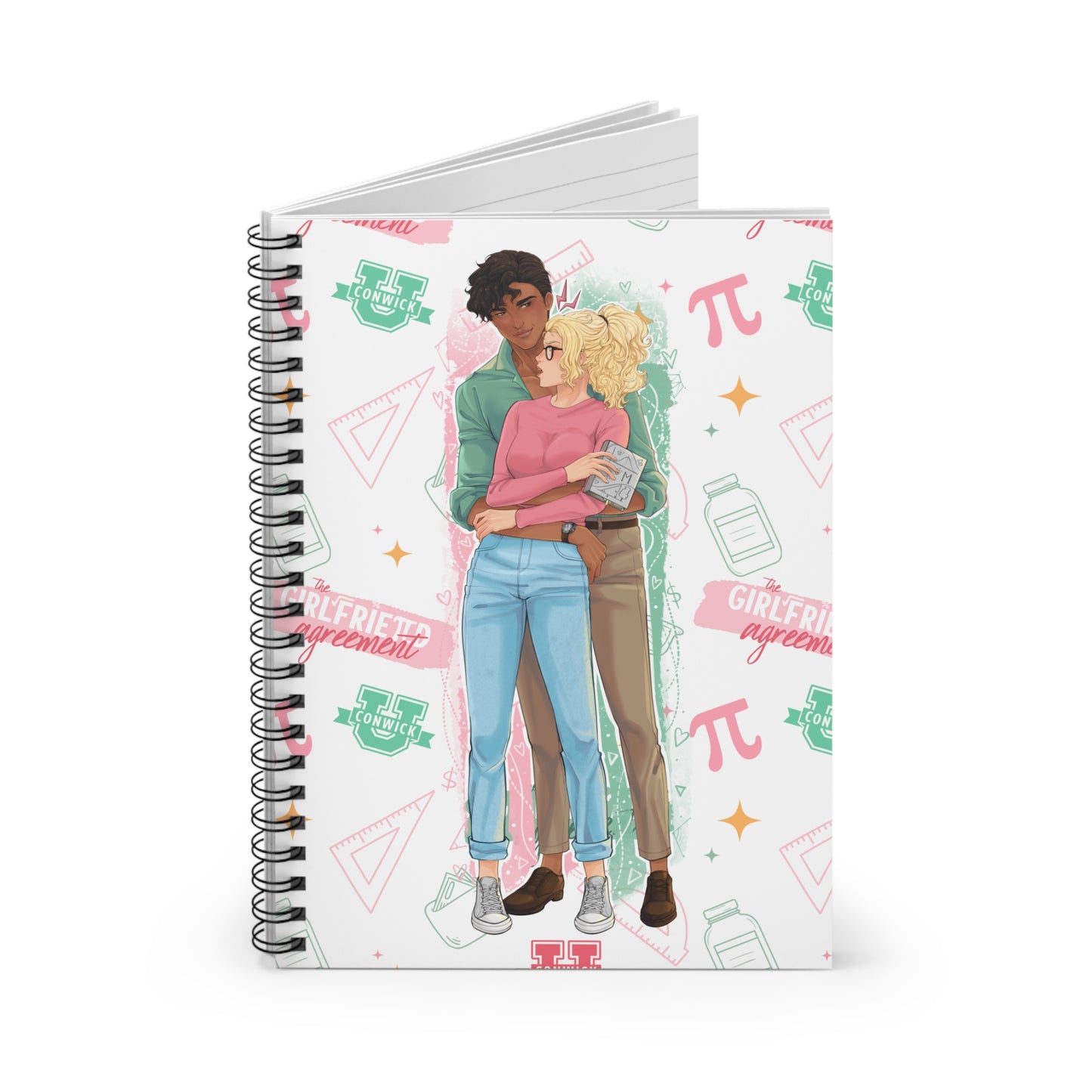 The Girlfriend Agreement Spiral Notebook
