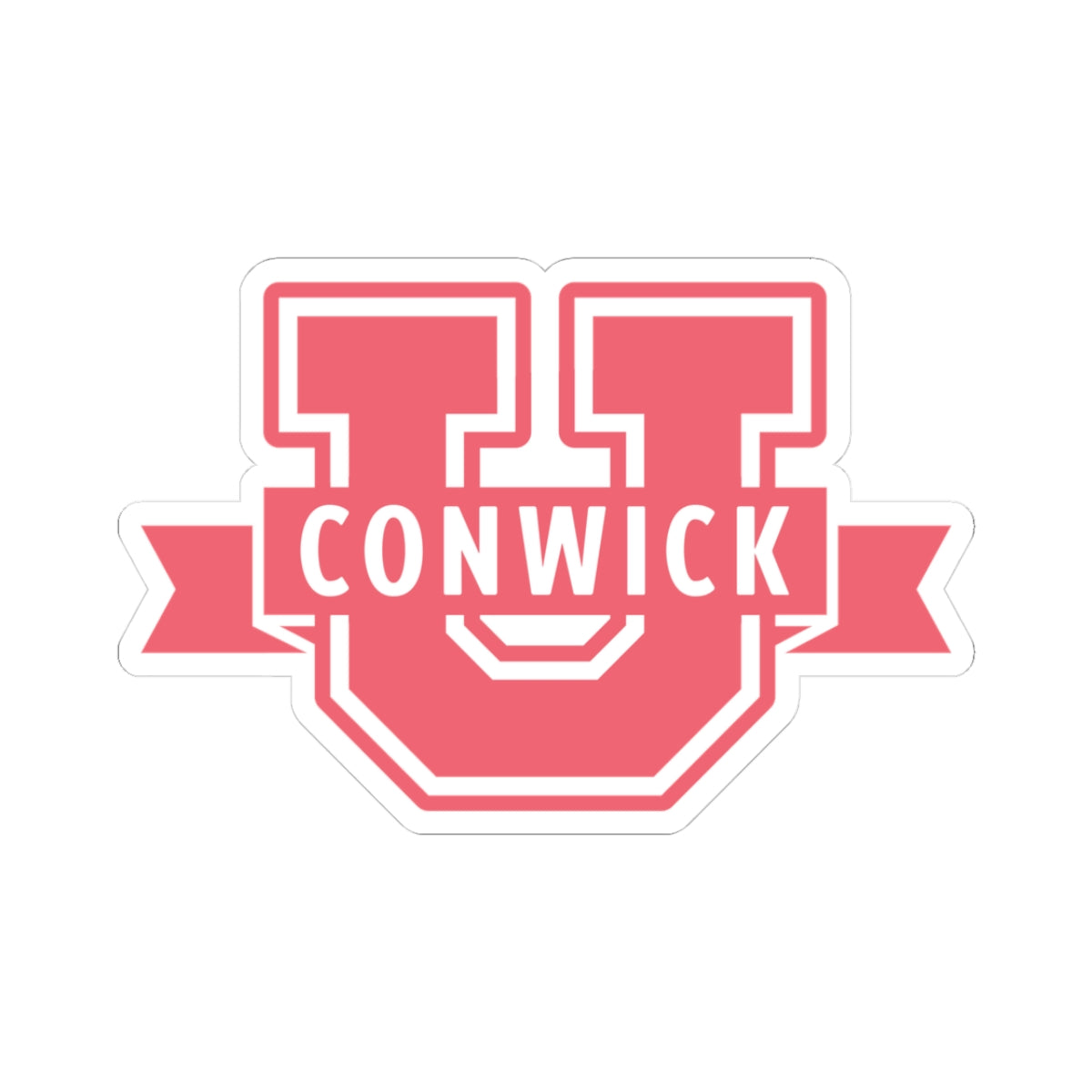 Conwick U Sticker (Pink)