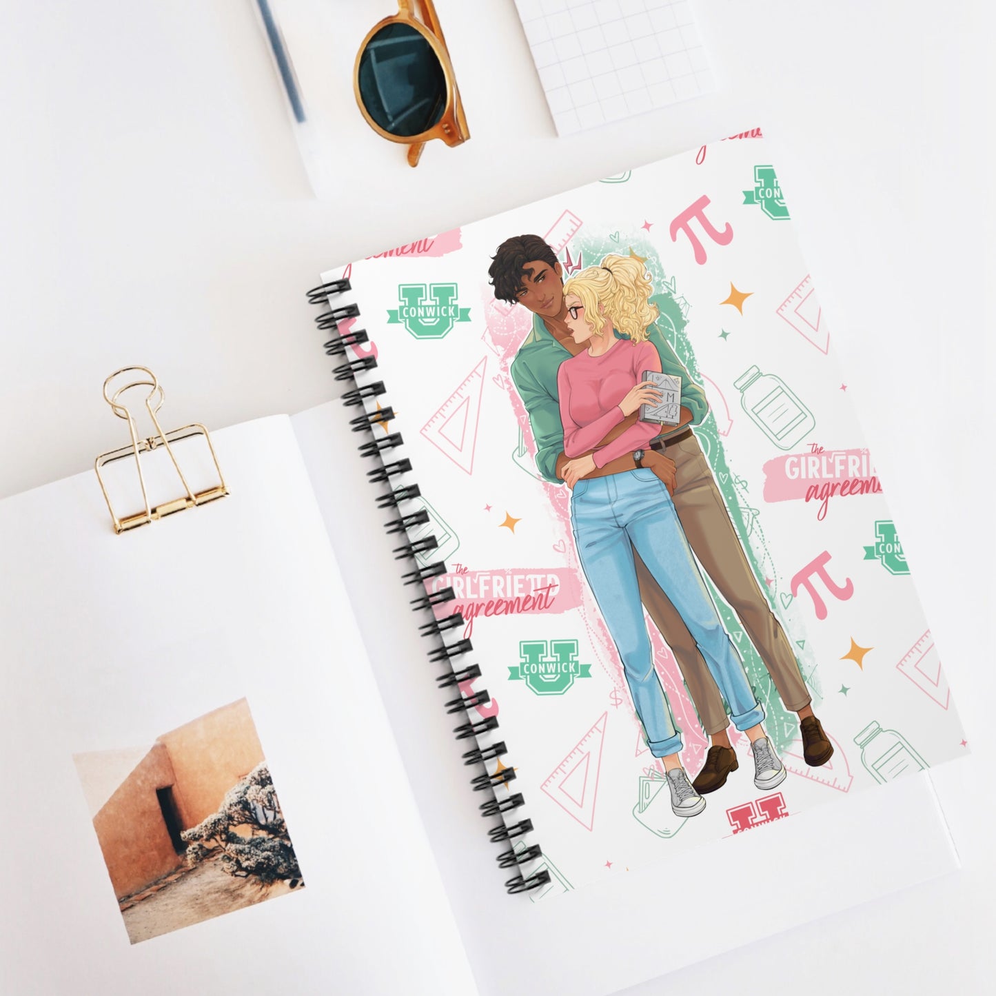 The Girlfriend Agreement Spiral Notebook