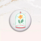 Marigold Button Pin