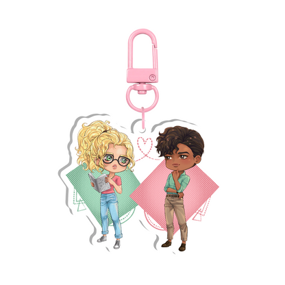 Lexi & Damian Chibi Acrylic Keychain