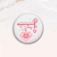 Fauxmance Dorm Button Pin